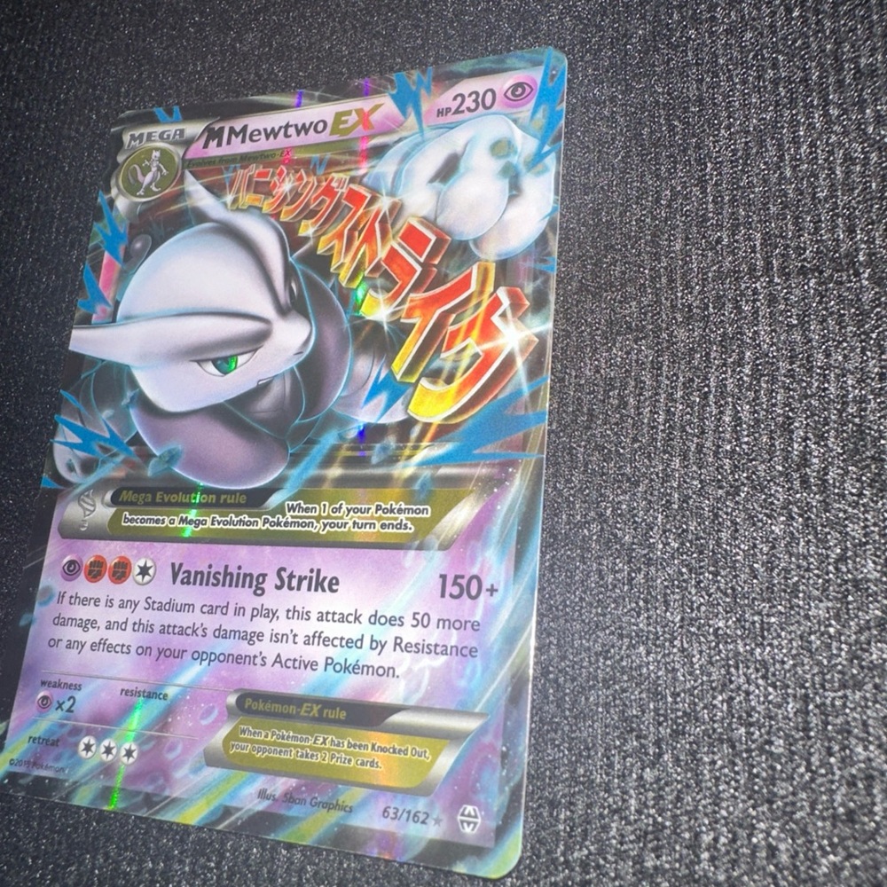 Pokemon Mega Mewtwo EX Card - Multicolor